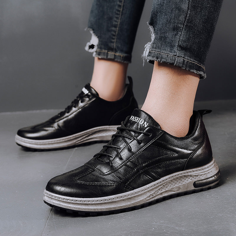 👞47% отстъпка 🔥【39-44】Мъжки ежедневни кожени обувки за бизнес ✅️Плащане при доставка