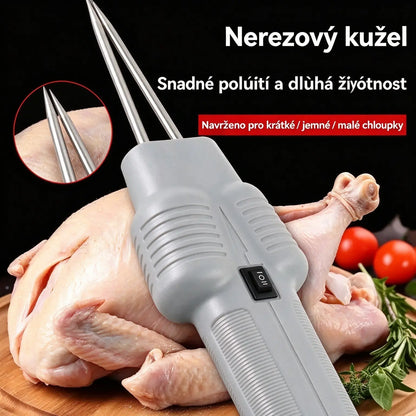 🐓🦆Přenosný elektrický škubák peří pro kuřata, kachny, husy a drůbež (USB nabíjení)