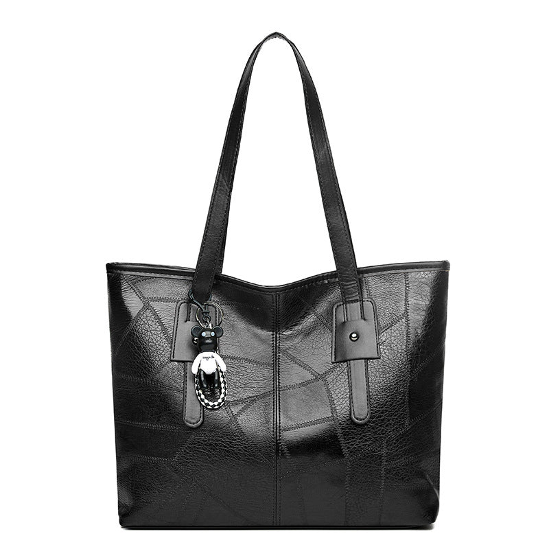 ✨👜【50% отстъпка🔥】Голяма дамска чанта от мека кожа, чанта за през рамо, ежедневна и модерна ✅️Плащане при доставка