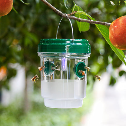 【2 piezas 29 €】🐝☀️ Trampa solar para avispas para patios y jardines 🔋🌿 – Altamente eficiente, recargable, resistente a la intemperie, cubre hasta 500 metros cuadrados.✅️Pago contra entrega