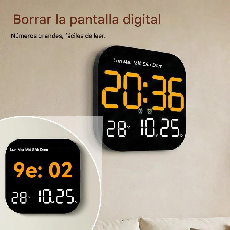 🕰️ ¡Más de 50.000 unidades vendidas! 🛏️ Reloj digital para el hogar y la oficina: ¡despierte suavemente y olvídese de las alarmas molestas! Brillo ajustable, funcionamiento silencioso por la noche. 🌙Pago contra entrega✅