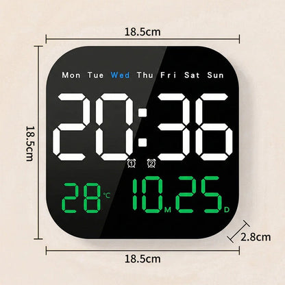 🕰️ ¡Más de 50.000 unidades vendidas! 🛏️ Reloj digital para el hogar y la oficina: ¡despierte suavemente y olvídese de las alarmas molestas! Brillo ajustable, funcionamiento silencioso por la noche. 🌙Pago contra entrega✅