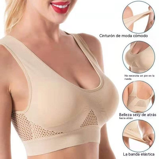 🎉🌈【Paquete de 4】【40-120 kg】Sujetador nuevo, suave y cómodo, talla grande, transpirable y fresco ✨❤️✅Pago contra entrega ✅2 artículos con 70% de descuento