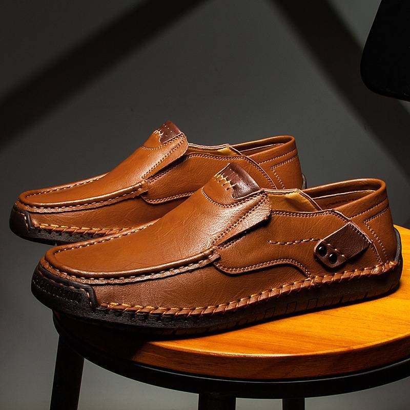 👞50% zniżki🔥【38-48】Ręcznie robione mokasyny ze skóry naturalnej ✅️Płatność przy odbiorze ✅️2 artykuły ze zniżką 70%