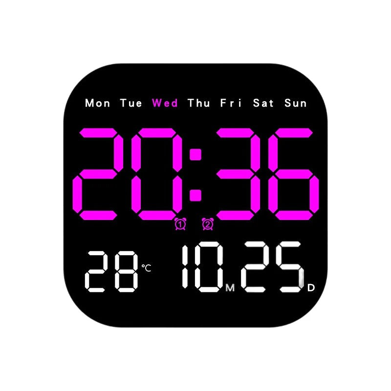 🕰️ ¡Más de 50.000 unidades vendidas! 🛏️ Reloj digital para el hogar y la oficina: ¡despierte suavemente y olvídese de las alarmas molestas! Brillo ajustable, funcionamiento silencioso por la noche. 🌙Pago contra entrega✅