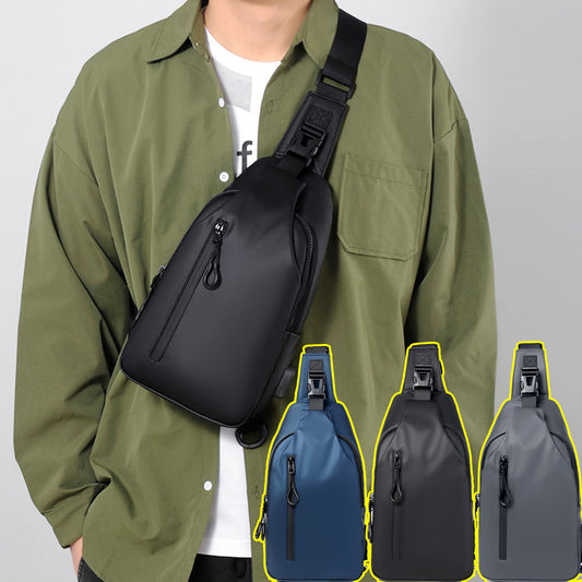 😎【Veliki kapacitet】👜 Muška torba za rame, lagana i moderna ✅️Plaćanje pouzećem