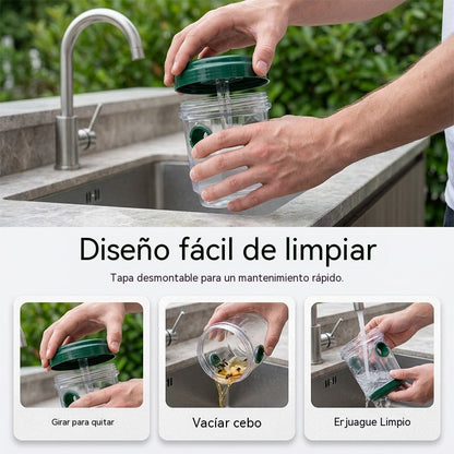 【2 piezas 29 €】🐝☀️ Trampa solar para avispas para patios y jardines 🔋🌿 – Altamente eficiente, recargable, resistente a la intemperie, cubre hasta 500 metros cuadrados.✅️Pago contra entrega