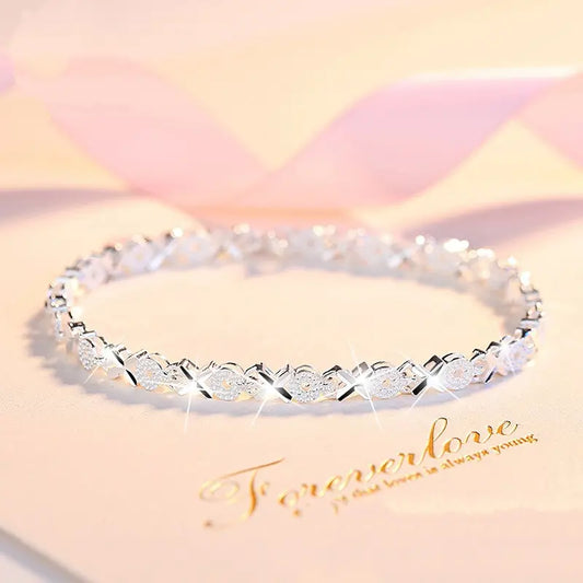 💖🍀Náramek Love New Fashion 925 Sterling Silver pro ženy【50%SLEVA】
