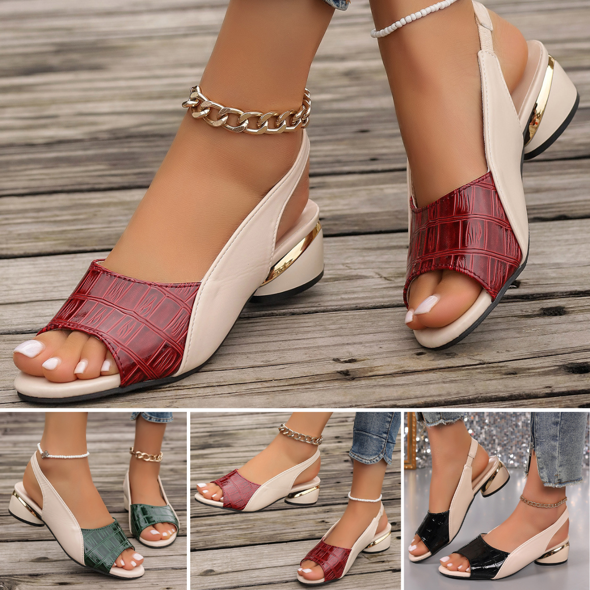 💖👡【50% popusta 🔥】【35-43】Ljetne ženske sandale s rimskom petom - novi model ✅️Plaćanje pouzećem