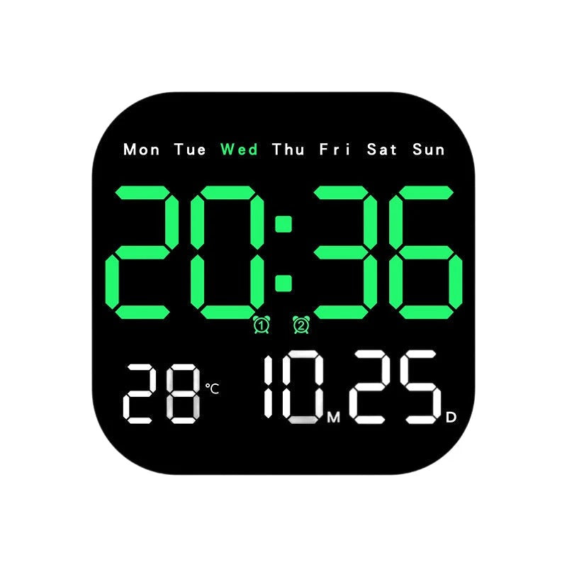 🕰️ ¡Más de 50.000 unidades vendidas! 🛏️ Reloj digital para el hogar y la oficina: ¡despierte suavemente y olvídese de las alarmas molestas! Brillo ajustable, funcionamiento silencioso por la noche. 🌙Pago contra entrega✅