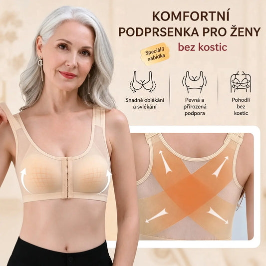 【3 kusy】Podprsenka s plným krytím a podporou