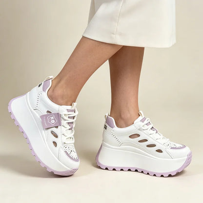 👟50% отстъпка🔥【35-40】Ежедневни летни обувки с дишащ перфориран дизайн и дебела подметка - стилни, дишащи и супер удобни. ✅Плащане при доставка ✅2 артикула със 70% отстъпка