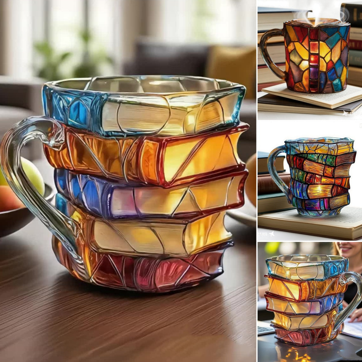 ✨☕️【Oferta ograniczona czasowo】📚Nowy, bestsellerowy kubek do kawy 3D w kształcie książki ✅️Płatność przy odbiorze