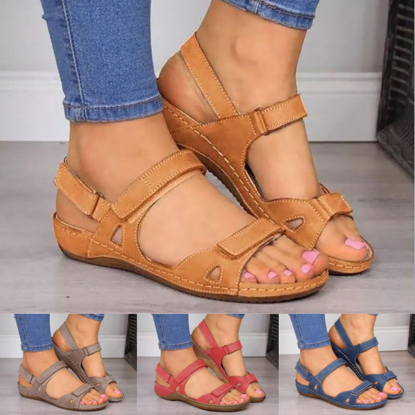 ✨ 50% отстъпка🔥【35-43】Меки и удобни кожени сандали за жени ✅️Плащане при доставка