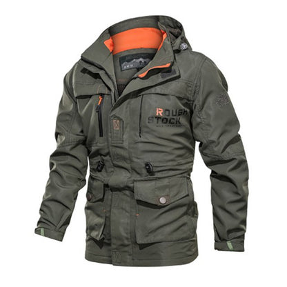 🔥Sleva 50 % 【M–5XL】Nová kvalitní pánská bunda (podzim/zima) – nepromokavá, větruodolná s více kapsami.