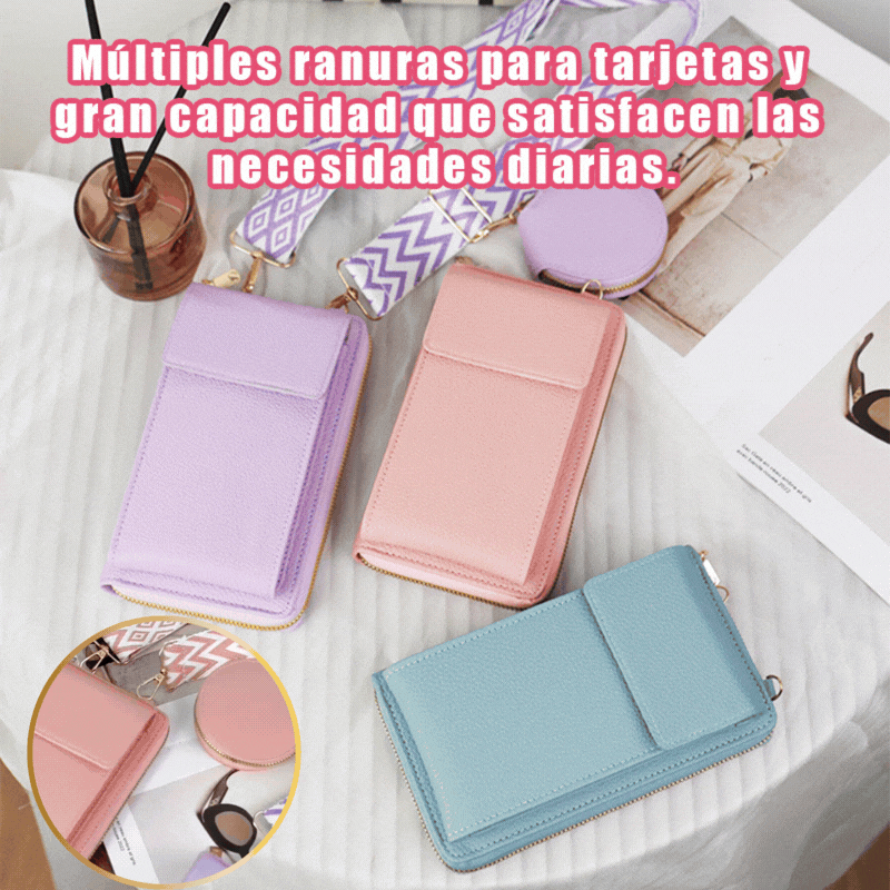 👜 50% sleva🔥 Dámská crossbody taška na mobilní telefon s širokým popruhem ✅Dobírka