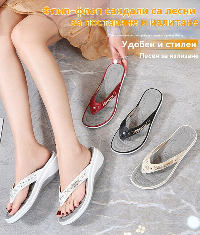 💥👡50%OFF🔥【35-43】2026 Нов модел дамски сандали с големи размери, удобни и меки ✅️Плащане при доставка