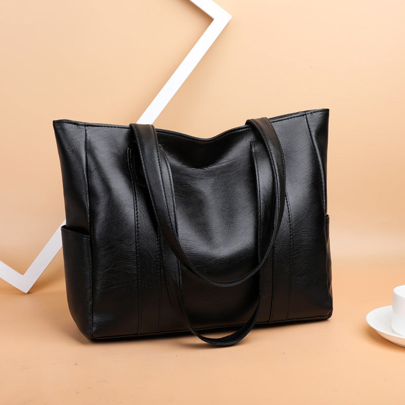 ✨👜【50% zniżki🔥】【Duża pojemność】Miękka skórzana damska torba na ramię ✅️Płatność przy odbiorze