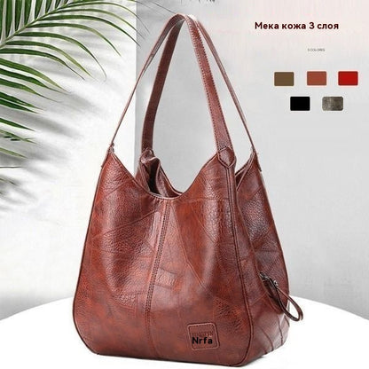 💖👜💖【50% отстъпка🔥】Нова дамска чанта за рамо от мека кожа с голям капацитет ✅️Плащане при доставка
