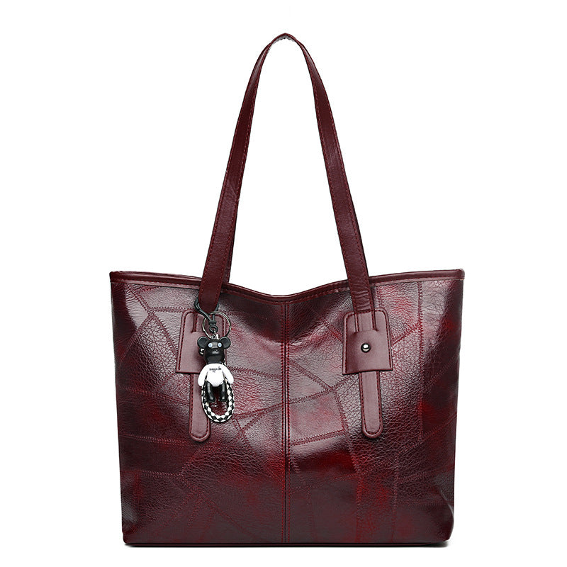 ✨👜【50% отстъпка🔥】Голяма дамска чанта от мека кожа, чанта за през рамо, ежедневна и модерна ✅️Плащане при доставка
