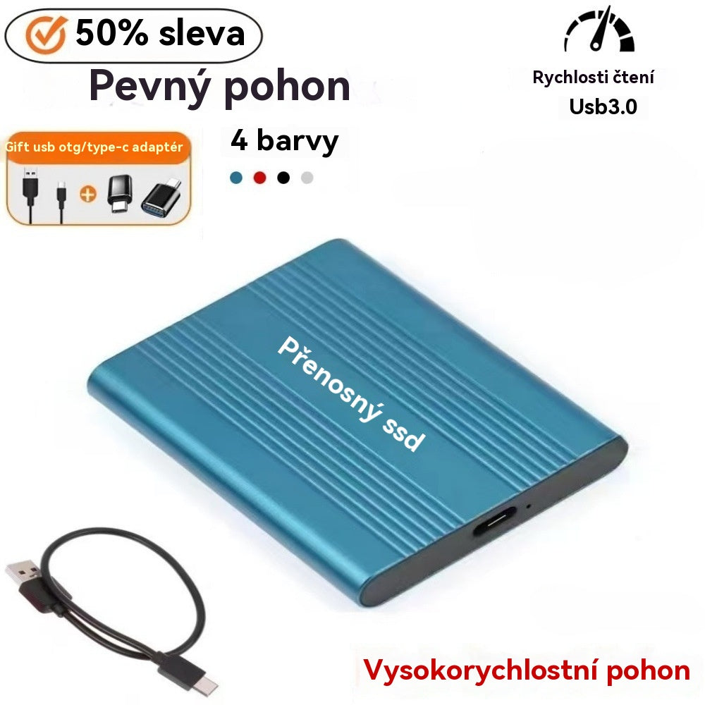 Vysokorychlostní přenosný pevný disk | Rozšiřitelná kapacita pro vaše potřeby ukládání souborů a kanceláře