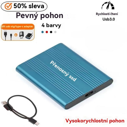 Vysokorychlostní přenosný pevný disk | Rozšiřitelná kapacita pro vaše potřeby ukládání souborů a kanceláře