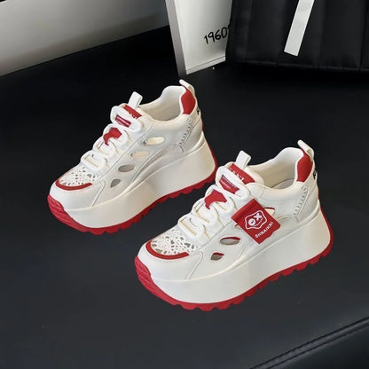 👟50% отстъпка🔥【35-40】Ежедневни летни обувки с дишащ перфориран дизайн и дебела подметка - стилни, дишащи и супер удобни. ✅Плащане при доставка ✅2 артикула със 70% отстъпка