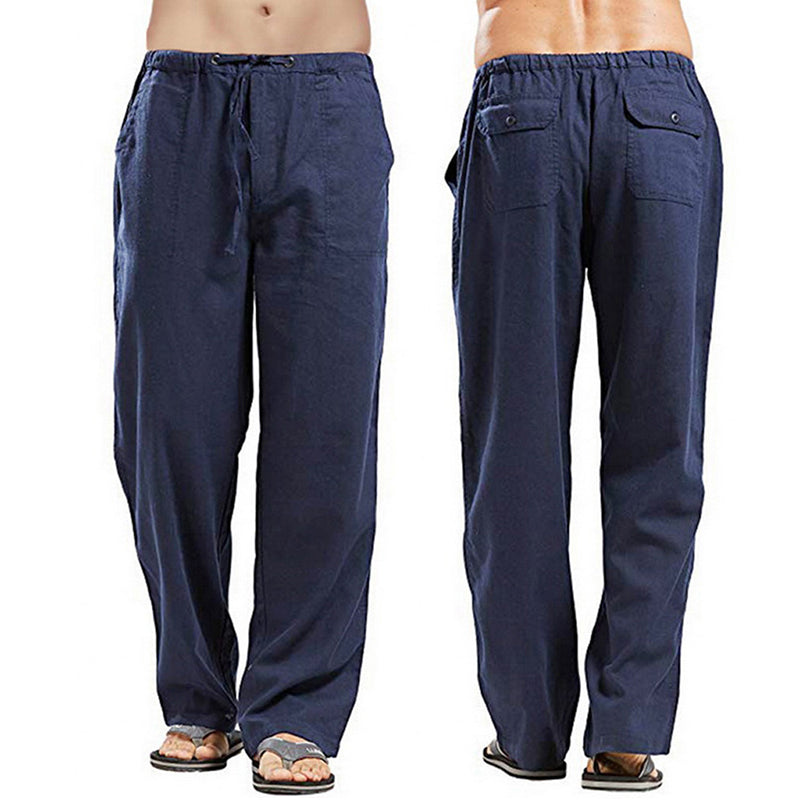💥👖【40-120kg】Мъжки ежедневни панталони, изработени от висококачествен памук, меки и дишащи ✅️Плащане при доставка