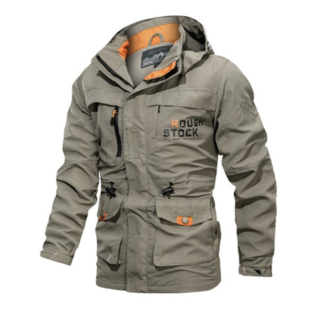 🔥Sleva 50 % 【M–5XL】Nová kvalitní pánská bunda (podzim/zima) – nepromokavá, větruodolná s více kapsami.
