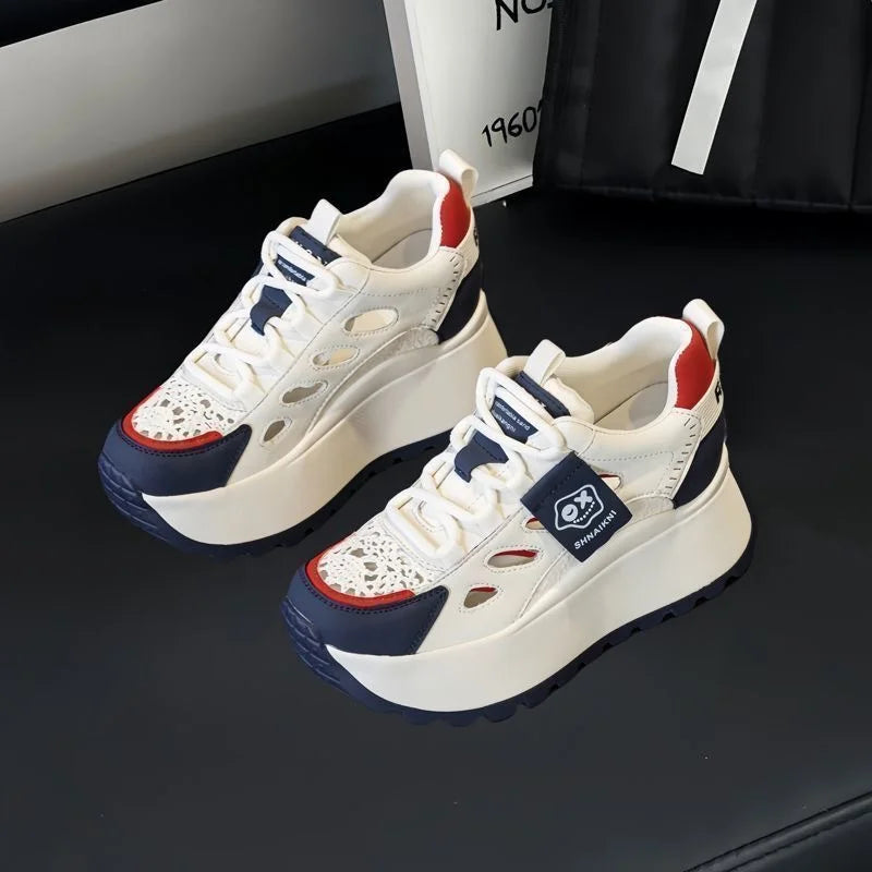 👟50% отстъпка🔥【35-40】Ежедневни летни обувки с дишащ перфориран дизайн и дебела подметка - стилни, дишащи и супер удобни. ✅Плащане при доставка ✅2 артикула със 70% отстъпка