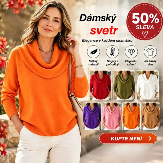 🔥【S–3XL】Nový jednobarevný svetr podzim/zima 2026 · Měkký a teplý