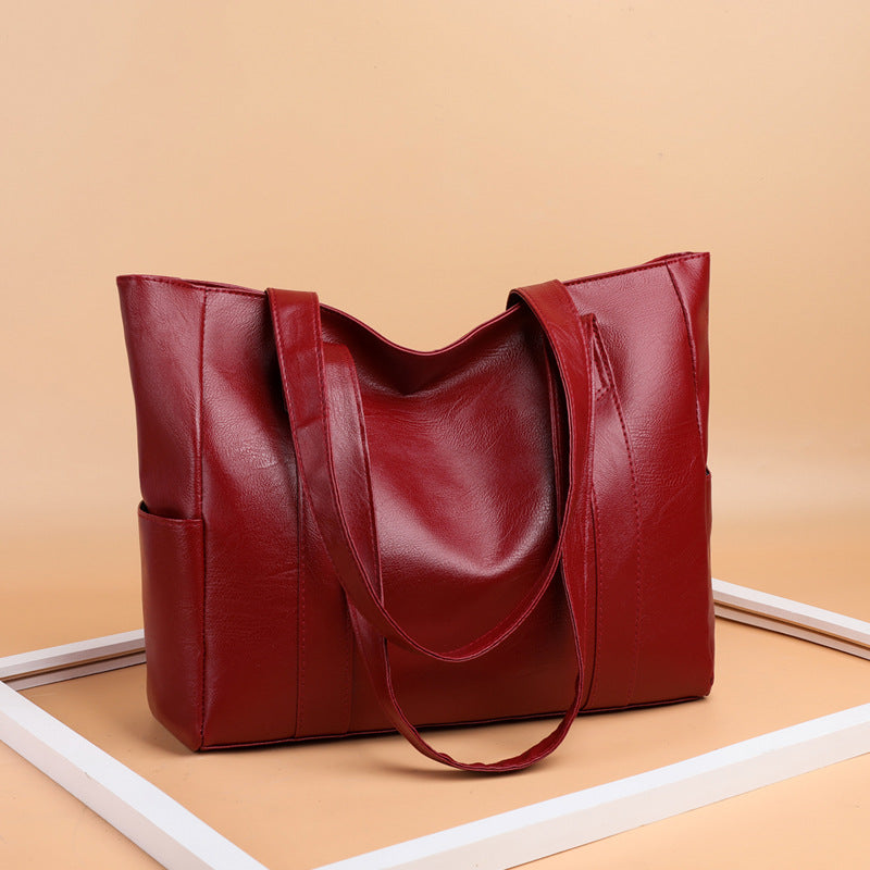 ✨👜【50% zniżki🔥】【Duża pojemność】Miękka skórzana damska torba na ramię ✅️Płatność przy odbiorze