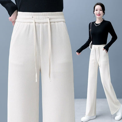 💥Popust -46%🔥【M-3XL】Nove ženske rastezljive ležerne hlače širokih nogavica ✅️Plaćanje pouzećem