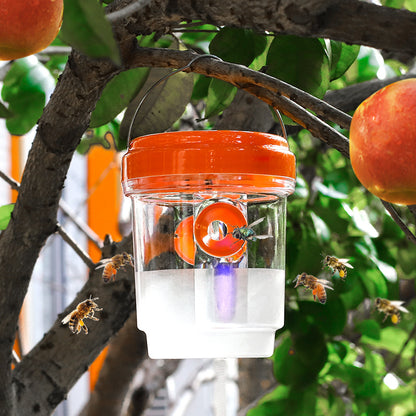 【2 piezas 29 €】🐝☀️ Trampa solar para avispas para patios y jardines 🔋🌿 – Altamente eficiente, recargable, resistente a la intemperie, cubre hasta 500 metros cuadrados.✅️Pago contra entrega