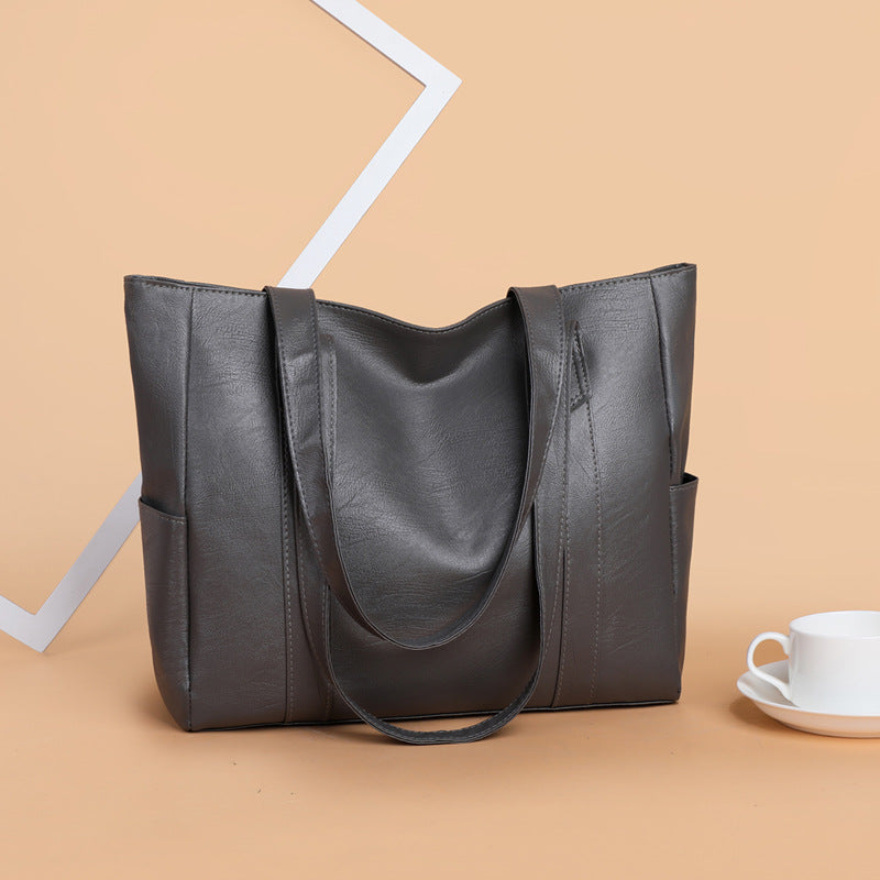 ✨👜【50% zniżki🔥】【Duża pojemność】Miękka skórzana damska torba na ramię ✅️Płatność przy odbiorze