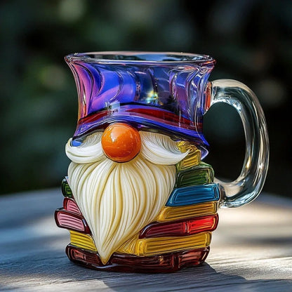 🎅50% отстъпка🎁📚3D чаша за кафе с брада на Дядо Коледа във формата на книга, рисувана чаша ✅Плащане при доставка ✅2 артикула със 70% отстъпка