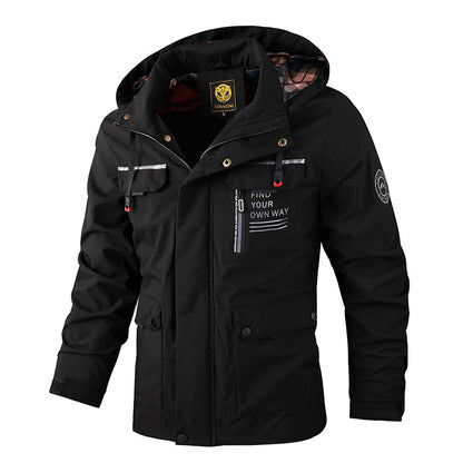 🔥🔥【Vruća rasprodaja】【M-6XL】Nova muška jesensko-zimska topla jakna, otporna na vjetar i vodu【Preporučeno】