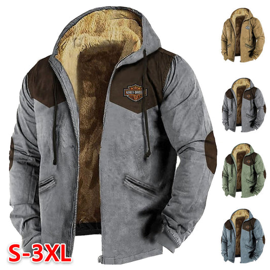🔥💥【M-5XL】Męska bluza z kapturem 2025 - Moda na jesień i zimę, wzmocnienie, ciepło i wygoda w zimnie