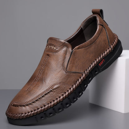 🏆👞【39-44】2026 casualowe buty sportowe dla mężczyzn, wykonane z prawdziwej skóry, z miękką, antypoślizgową, oddychającą podeszwą ✅Płatność przy odbiorze ✅2 sztuki z 70% rabatem