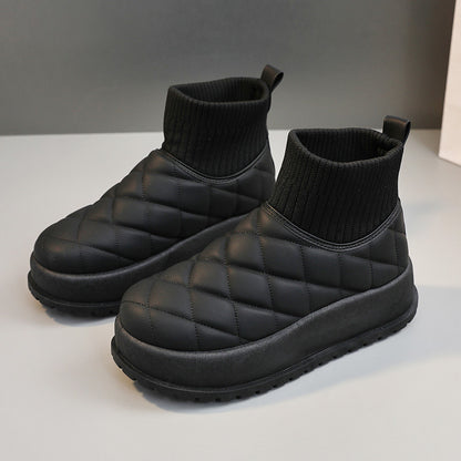 👢 Sleva -45% 🔥【35-40】2025 zimní bavlněná obuv dámské ležérní boty s tlustou podrážkou, vysoká sportovní obuv