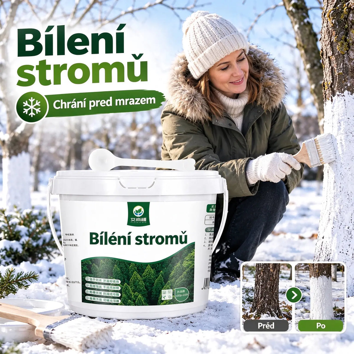 🌳Dvojitá ochrana pro vaše rostliny tuto zimu! ❄️ Ochrana před mrazem + insekticidní balíček 🌱✨