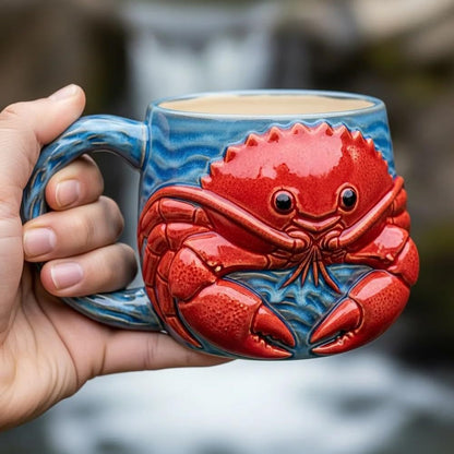 🎁🐟50% отстъпка ☕3D чаша за кафе с океански животни ✅Плащане при доставка ✅2 артикула със 70% отстъпка