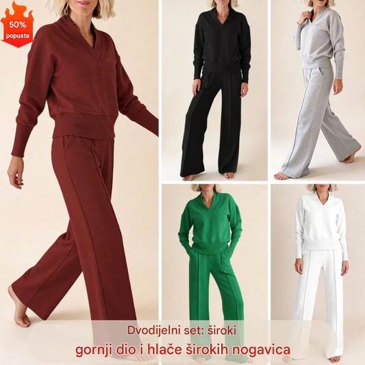 🥰📢📢 【M-5XL】Ženski set 2026 | Dvodijelni set s dugim rukavima ✨ Plaćanje pouzećem✅️