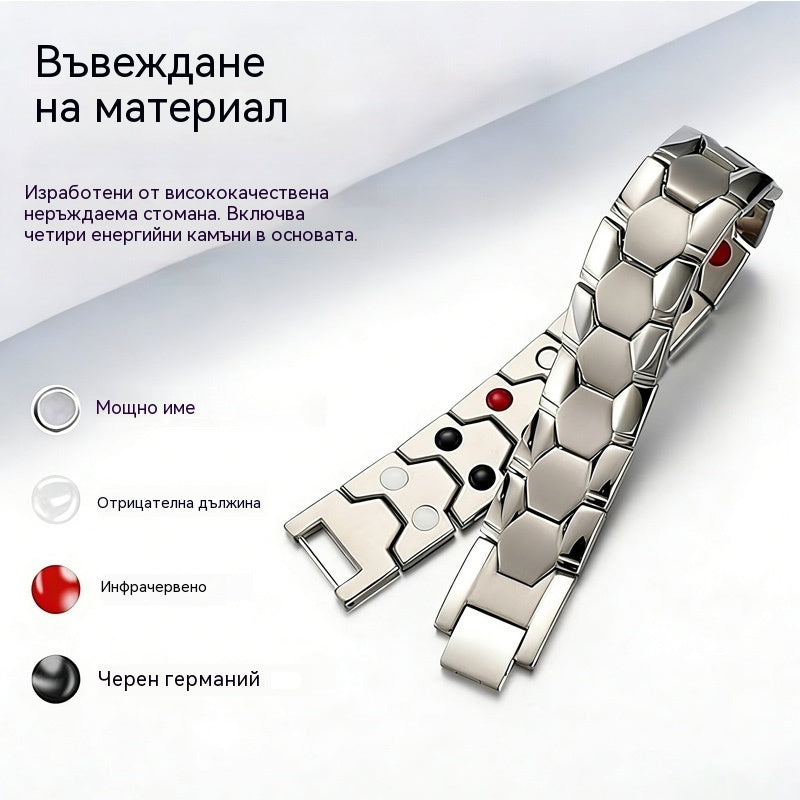✨Купете 1, вземете 1 безплатно✨ Подвижна магнитна мъжка гривна✅️Плащане при доставка