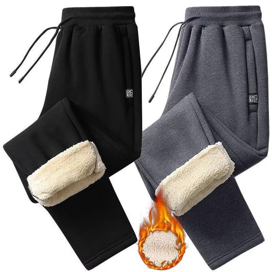👖【🔥Kedvezmény -46%🔥】Férfi meleg téli sportnadrág vastag báránybőrből, laza, meleg és kényelmes.