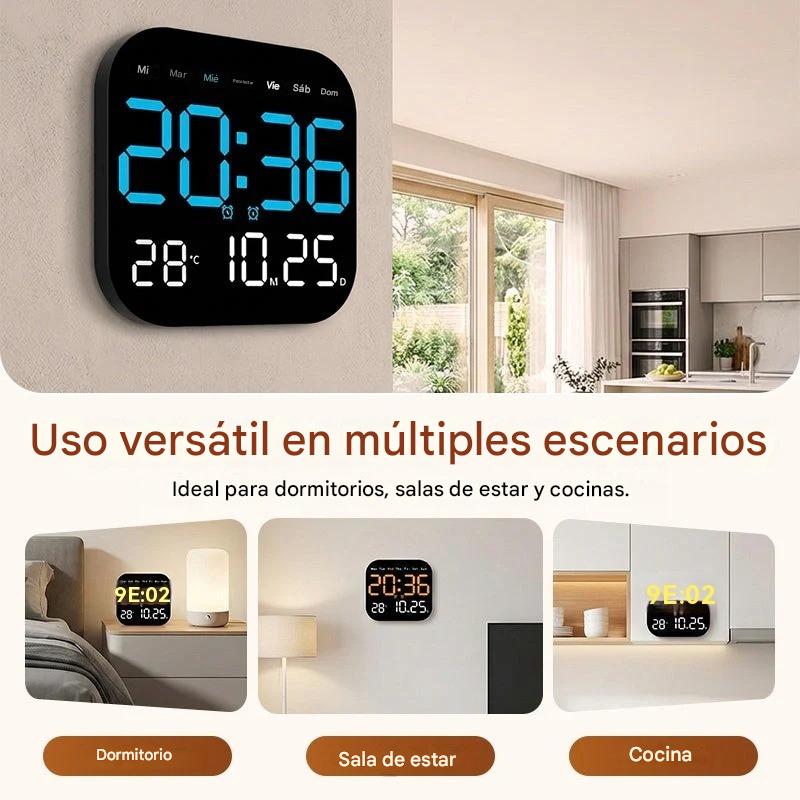 🕰️ ¡Más de 50.000 unidades vendidas! 🛏️ Reloj digital para el hogar y la oficina: ¡despierte suavemente y olvídese de las alarmas molestas! Brillo ajustable, funcionamiento silencioso por la noche. 🌙Pago contra entrega✅