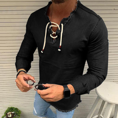 🤠【S–4XL✨】👔 Muška traper košulja kratkih rukava s čipkom, izrađena od elastičnog materijala, u velikim veličinama ✅️Plaćanje pouzećem