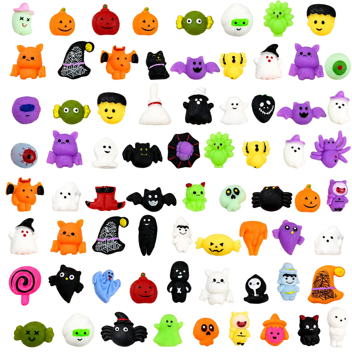 50 ks za 600 CZK 🎃 Halloweenský stresový míček ve tvaru empanady, roztomilá empanada s dýňovým duchem