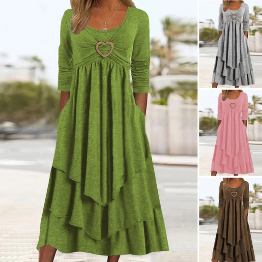 👗 50% zniżki🔥【40-100 kg】2026 Nowa prosta sukienka z bawełny i lnu, wygodna i oddychająca tkanina ✅️Płatność przy odbiorze ✅️2 artykuły ze zniżką 70%