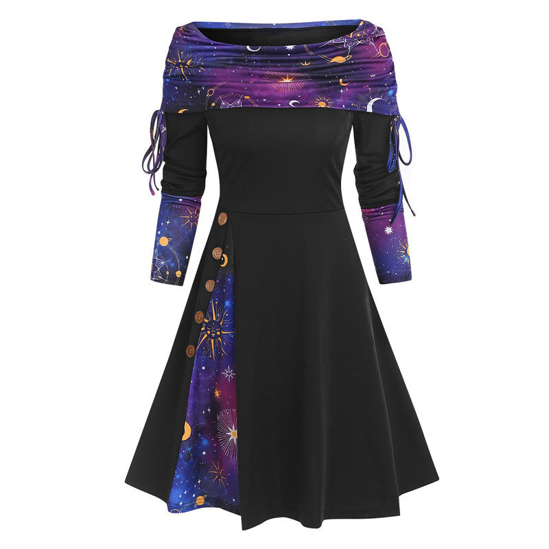 👗 50% popusta🔥【S–3XL】Nova jesensko-zimska haljina s dugim rukavima i asimetričnim krojem na jedno rame ✅️Plaćanje pouzećem